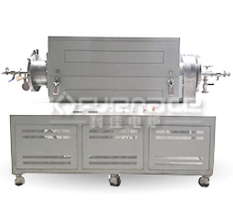 Electric door opening - Large diameter rotary tube furnace